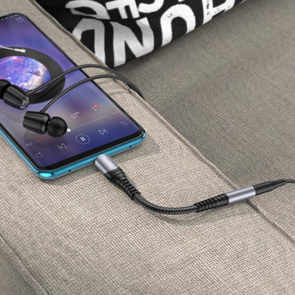 Adaptateur Audio USB-C - 3,5 mm HOCO LS33, Gris