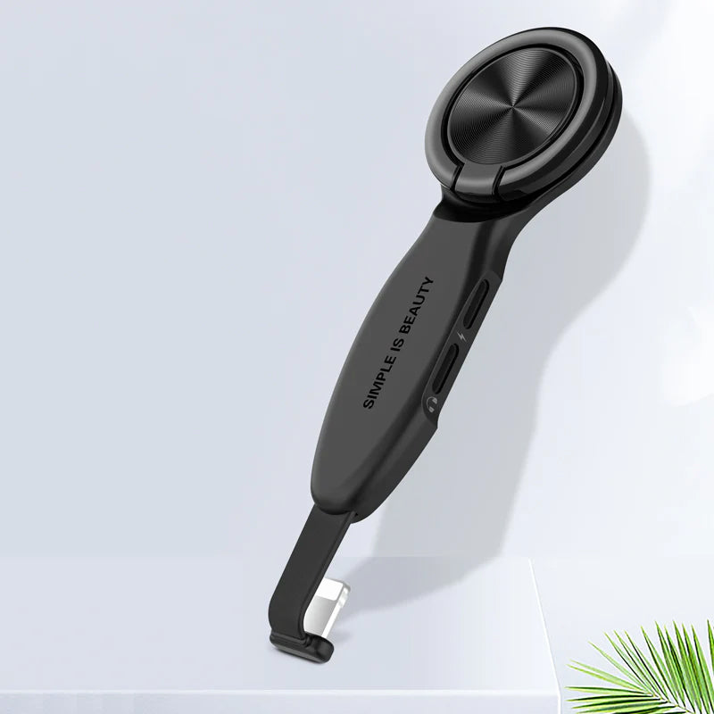 Audio-Adapter Lightning - 2 x Lightning XO Design NB133, Schwarz