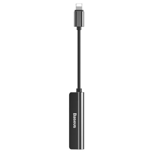 Adaptateur Audio Lightning - Lightning / 3.5mm Baseus L52, Noir CALL52-01