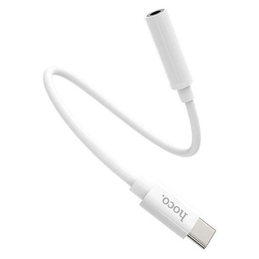 Adaptateur Audio USB-C - 3,5 mm HOCO LS30, Blanc
