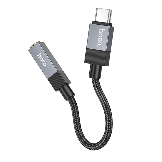 Adaptateur Audio USB-C - 3,5 mm HOCO UPA32C, Noir