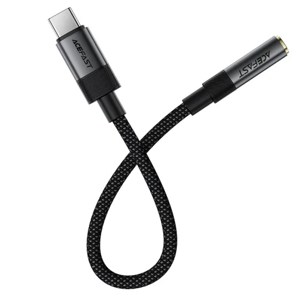 Adaptateur Audio USB-C - 3.5mm Acefast J12, Noir