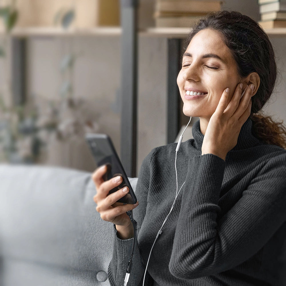 Adaptateur Audio USB-C - 3.5mm Acefast J12, Noir