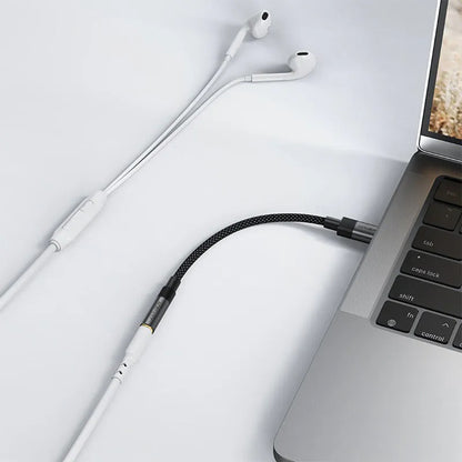 Adaptateur Audio USB-C - 3.5mm Acefast J12, Noir
