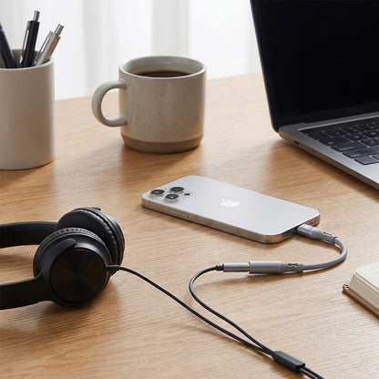 Audioadapter USB-C - 3.5mm Techsuit AC1 SoundFlex, Grau