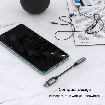 Adaptateur Audio USB-C - 3.5mm Techsuit AC8 MusicDox, Gris