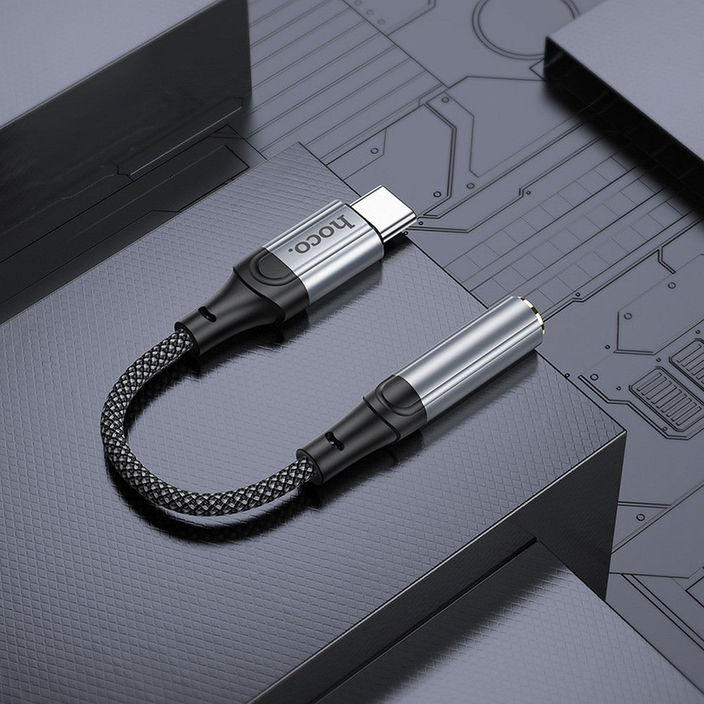 Audioadapter USB-C - 3.5mm HOCO LS36, Grau