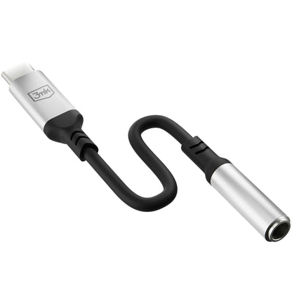 Adaptateur Audio USB-C - 3,5 mm 3MK, Argent
