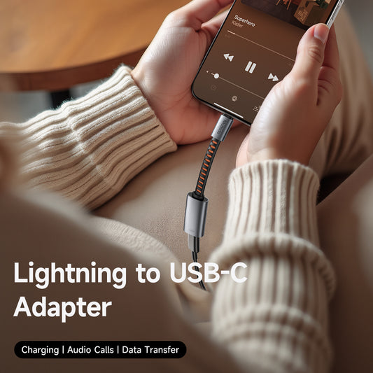 Adaptateur Audio USB-C - Lightning McDodo CA-4870, Gris