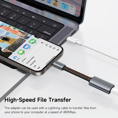 Audio-Adapter USB-C - Lightning McDodo CA-4870, Grau