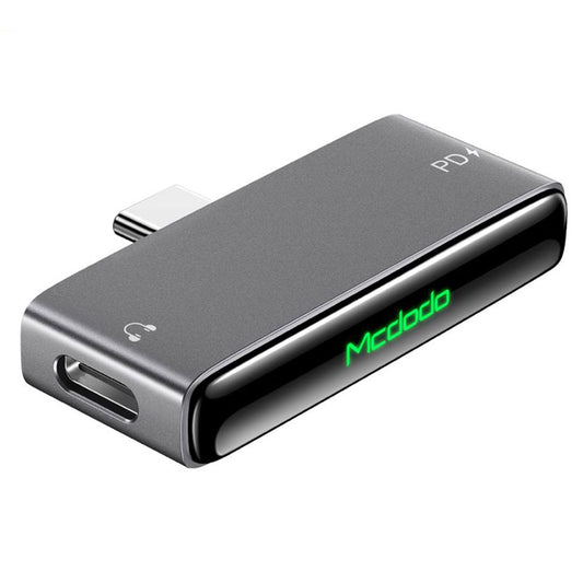 Adaptateur Audio USB-C - USB-C / USB-C McDodo CA-7670, Noir
