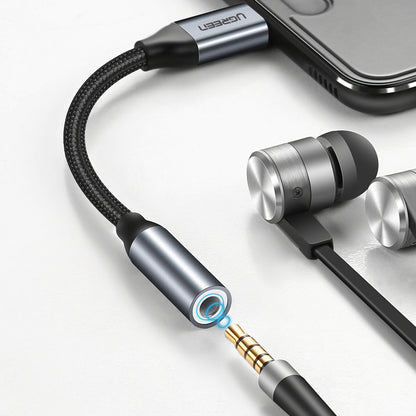 Adaptateur Audio USB-C - 3.5mm UGREEN AV142, Gris