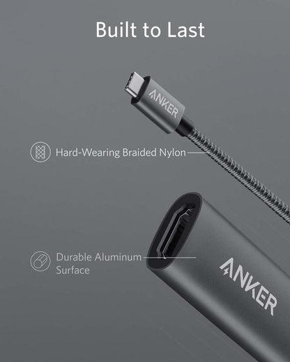 Adaptateur Audio et Vidéo USB-C - HDMI Anker 310, Gris A83120A2