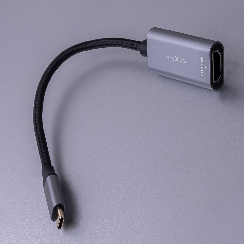 Audio- und Videoadapter USB-C - HDMI MaXlife MXHC-01, Grau