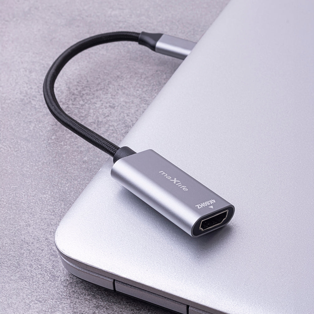 Audio- und Videoadapter USB-C - HDMI MaXlife MXHC-01, Grau