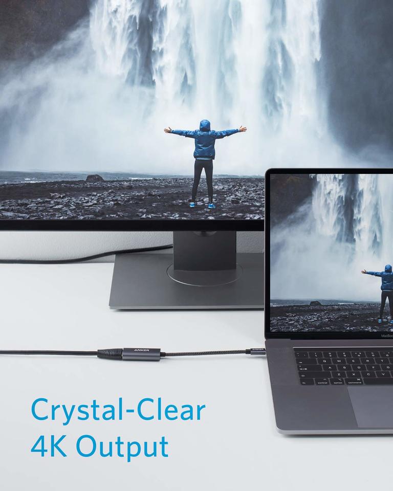 Adaptateur Audio et Vidéo USB-C - HDMI Anker 310, Gris A83120A2