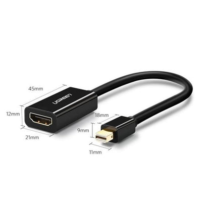 Videoadapter UGREEN MD112 (10461), MiniDisplayPort - HDMI, Schwarz