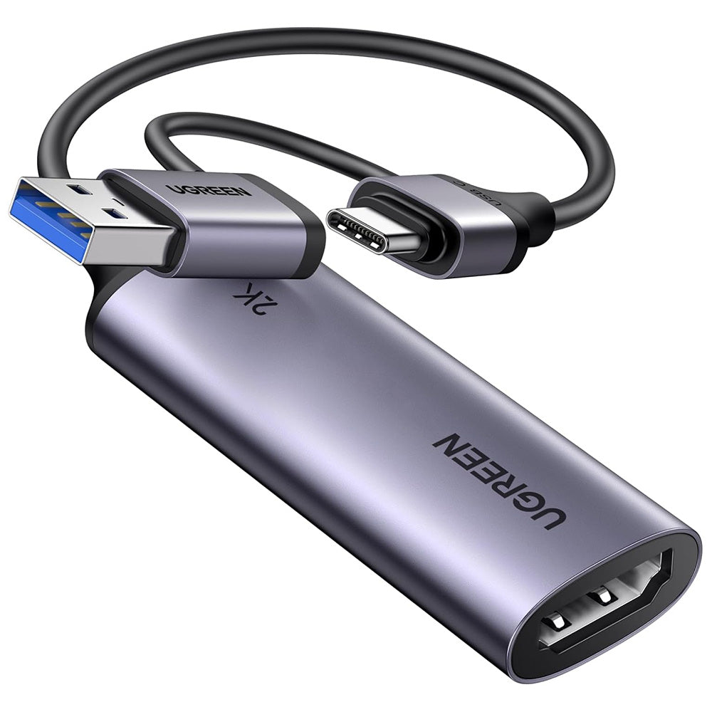 Adaptateur Audio et Vidéo USB-A / USB-C - HDMI UGREEN CM629 (15389), Gris