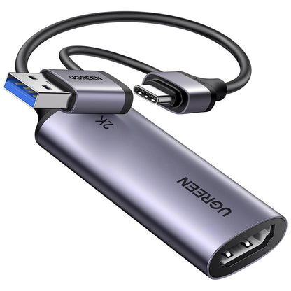 Adaptateur Audio et Vidéo USB-A / USB-C - HDMI UGREEN CM629 (15389), Gris