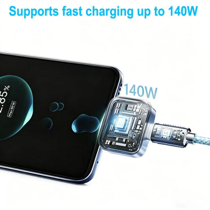 Adaptateur Auto Disconnect USB-C KUWAJIA KH-51 pour Alimentation avec Déconnexion Automatique et Protection de Batterie, Argenté