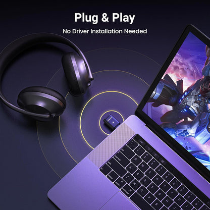 Adaptateur Bluetooth USB-C UGREEN BT501, Noir