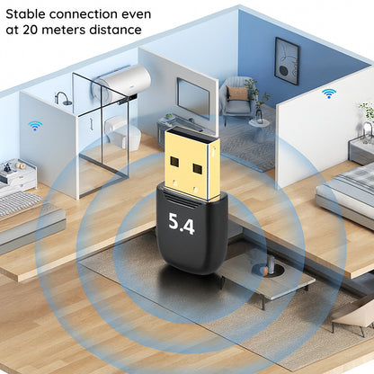Bluetooth USB Adapter Techsuit BlueJet A20, Schwarz