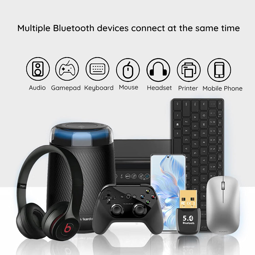 Bluetooth USB Adapter Techsuit BlueJet A20, Schwarz