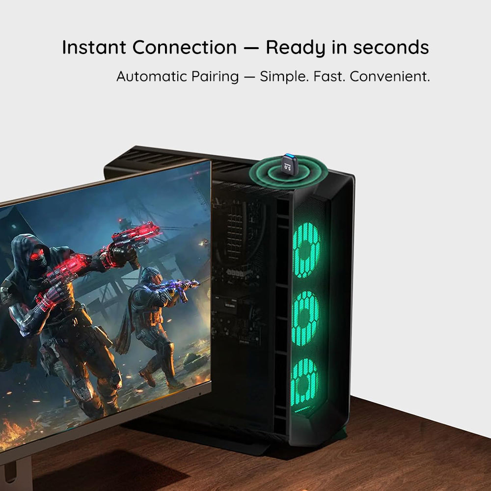 Bluetooth USB Adapter Techsuit BlueJet A20, Schwarz