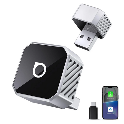 Adaptateur Carplay / Android Auto sans fil Ottocast Mini Cube Style C pour Apple iPhone / série Android CP88-T3