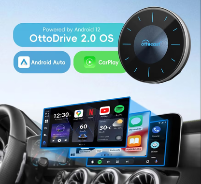 Wireless Carplay / Android Auto Adapter Ottocast OttoAibox P3 für Apple iPhone / Android Series PCS46