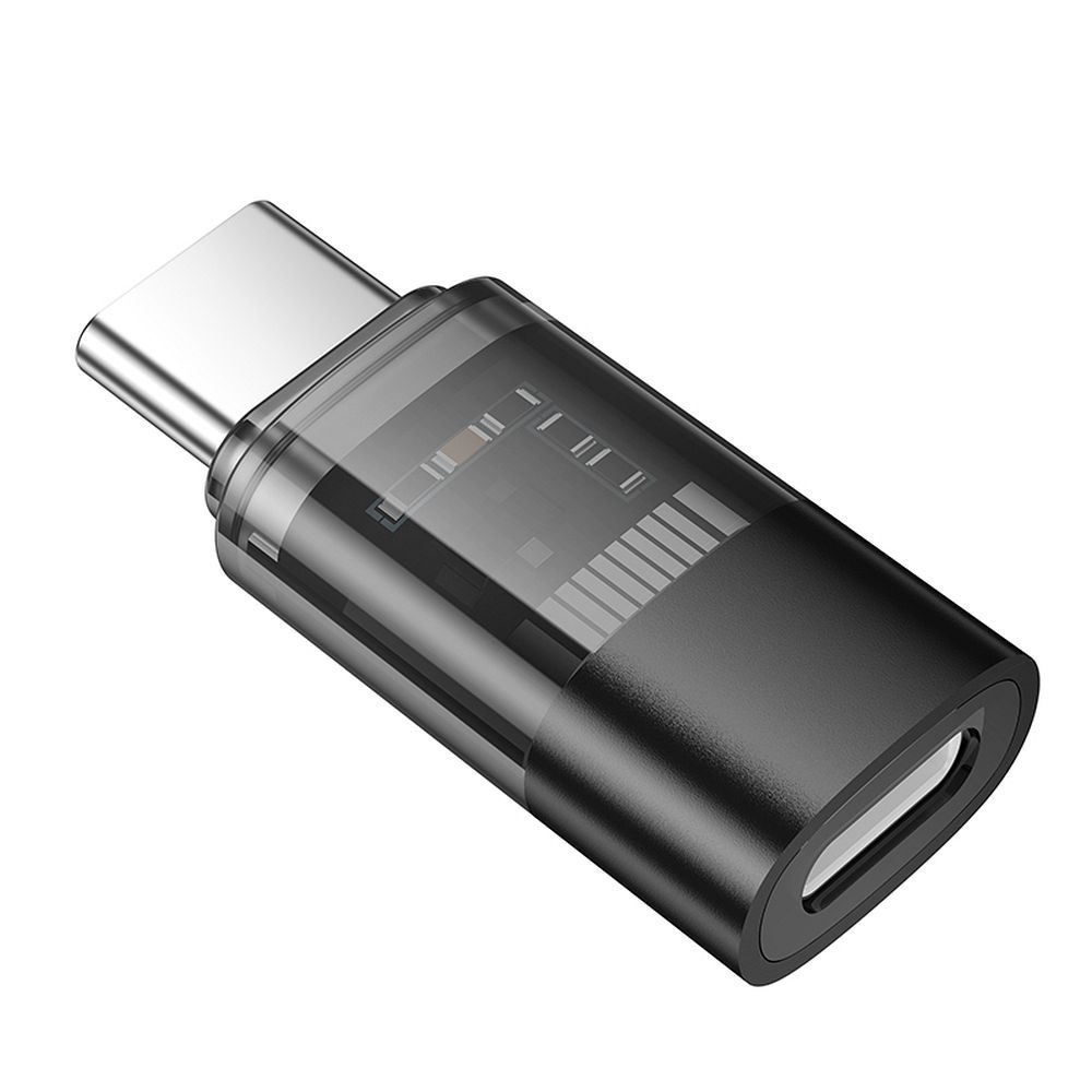 Adaptateur de données et de charge Lightning - USB-C HOCO UA36D, Noir
