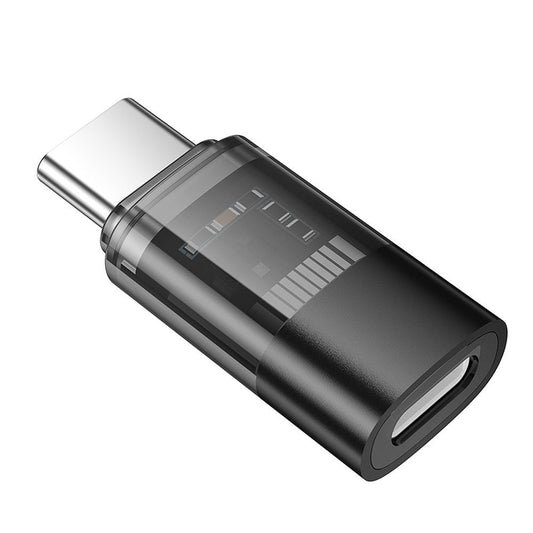 Daten- und Ladeadapter Lightning - USB-C HOCO UA36D, Schwarz