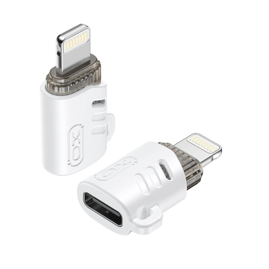 Adaptateur de données et de charge USB-C - Lightning XO Design NB256E, Blanc