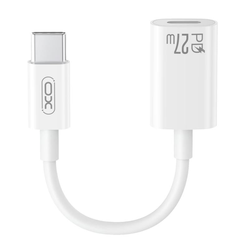 Adaptateur de Données et de Charge USB-C - Lightning XO Design NB-R268A, Blanc