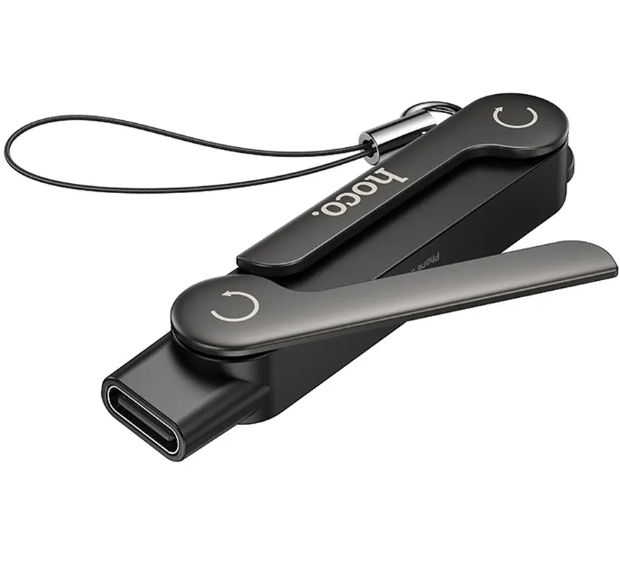 Adaptateur de données et de charge USB-C - USB-C HOCO UA47A, Noir