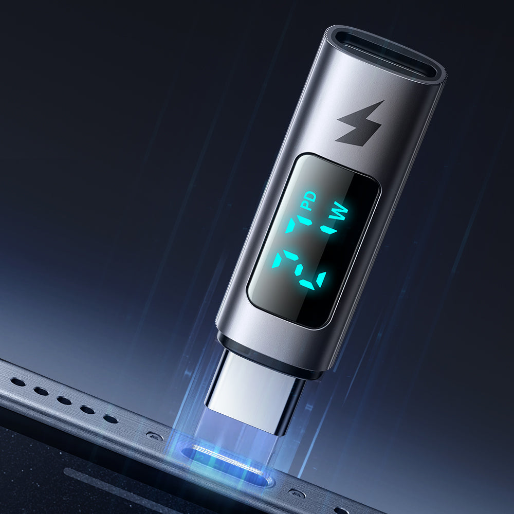 Adaptateur de Données et de Chargement Lightning - USB-C McDodo OT-5990 Wales Display, Noir