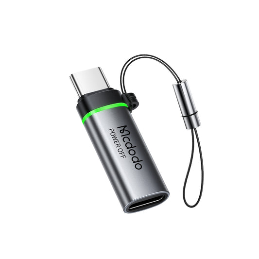 Adaptateur de Données et de Charge Lightning - USB-C McDodo OT-6010 Power Off, Noir