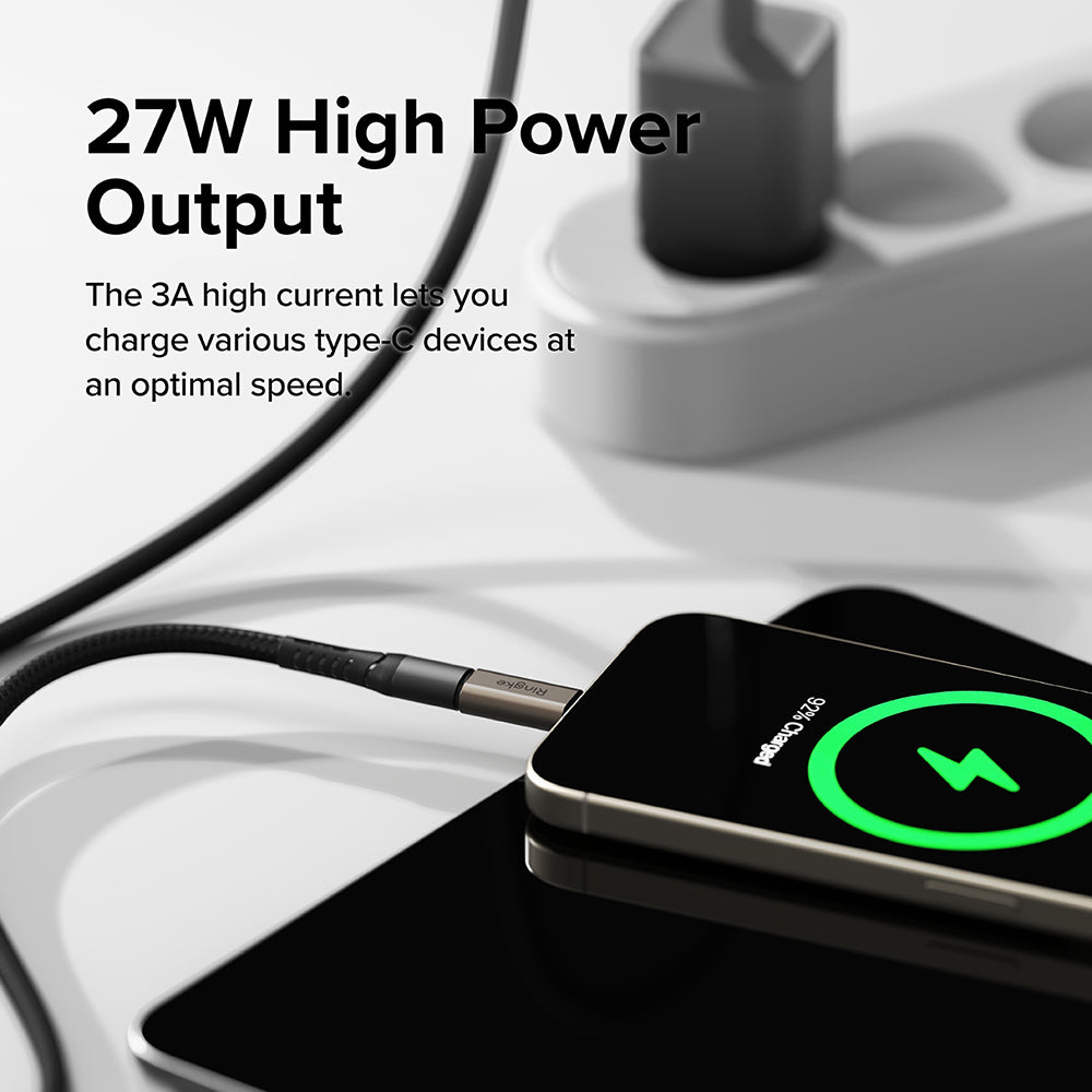 Lightning Data and Charging Adapter - USB-C Ringke, Brown, Set of 2 Pieces