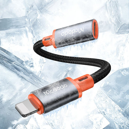 USB-C - Lightning McDodo CA-1440 Daten- und Ladeadapter, Schwarz