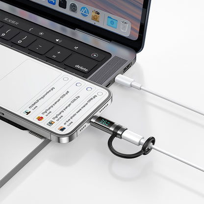 USB-C to Lightning McDodo OT-2610 Pigeon Display Adapter, Black