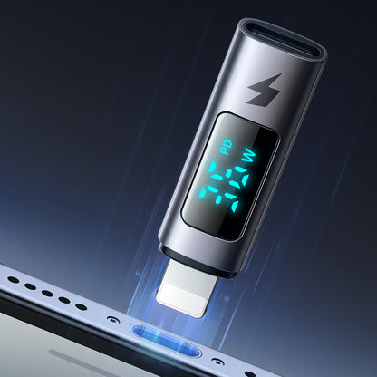 Adaptateur de Données et de Chargement USB-C - Lightning McDodo OT-6100 Wales Display, Noir