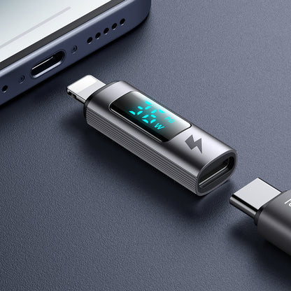 Adaptateur de Données et de Chargement USB-C - Lightning McDodo OT-6100 Wales Display, Noir