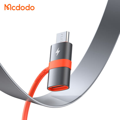 Adaptateur de données et de charge USB-C - microUSB McDodo OT-3820, Gris