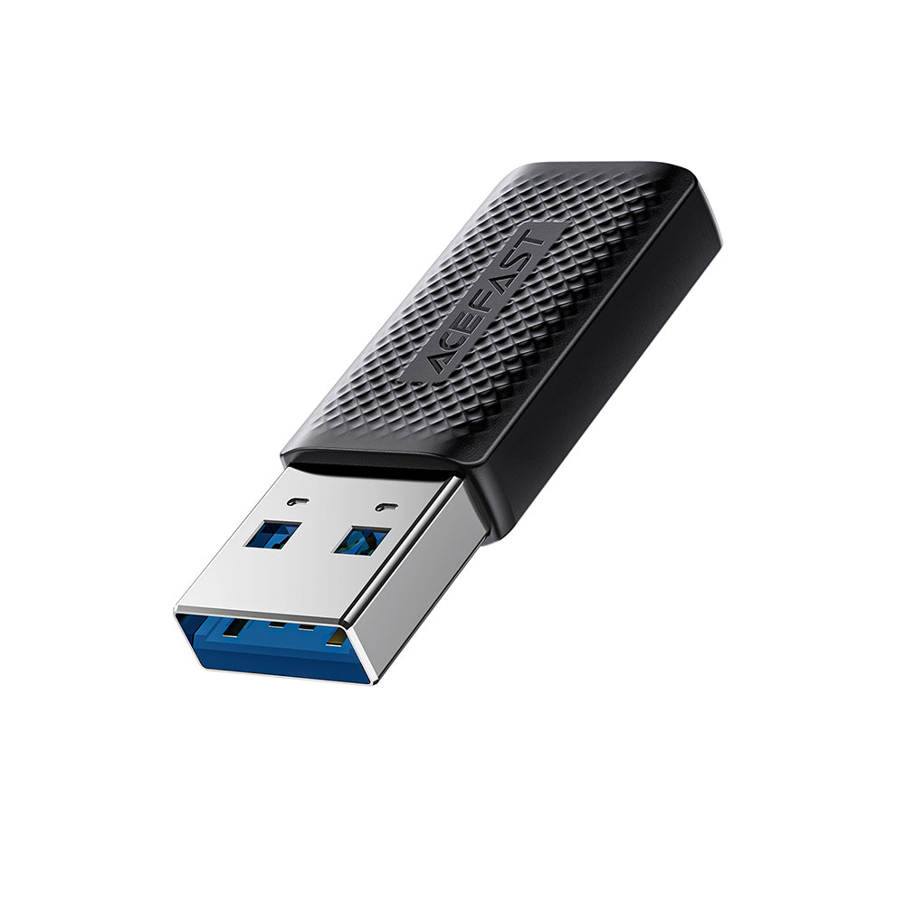 Adaptateur de Données et de Chargement USB-C - USB-A Acefast J2, Noir