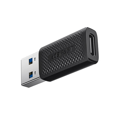 Adaptateur de Données et de Chargement USB-C - USB-A Acefast J2, Noir