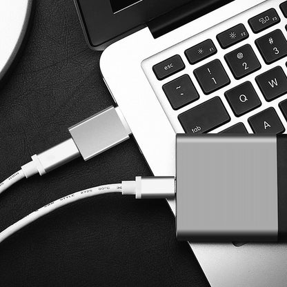 Adaptateur de Données et de Chargement USB-C - USB-A Fixed, Gris