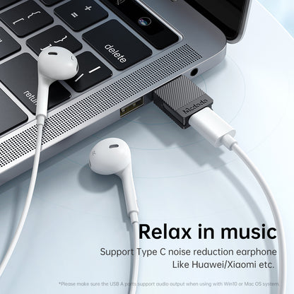 Adaptateur de Données et de Chargement USB-C - USB-A McDodo OT-6970, Noir