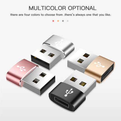 Adaptateur de Données et de Chargement USB-C - USB-A Techsuit, Noir