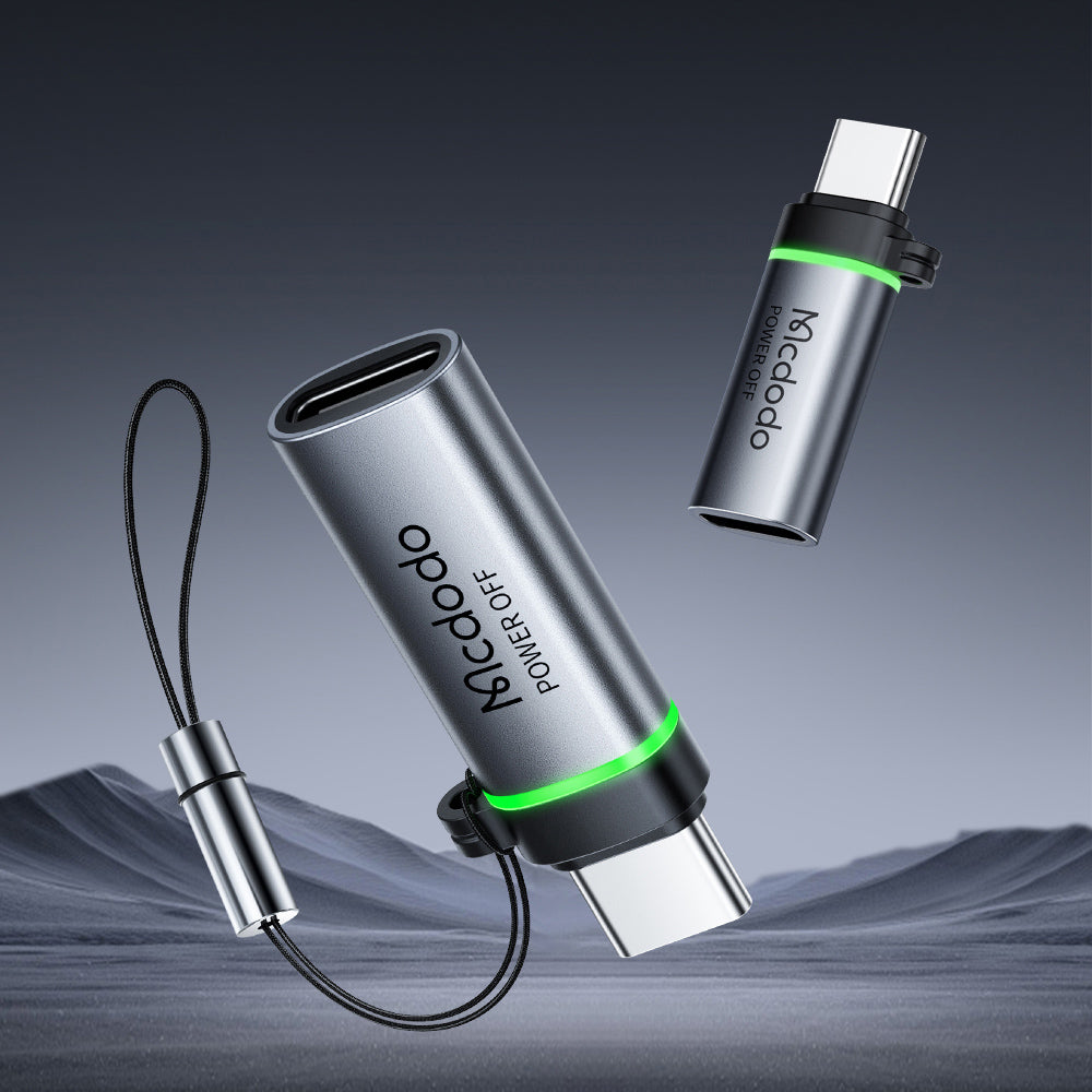 USB-C Daten- und Ladeadapter - USB-C McDodo OT-2450 Power Off, Schwarz