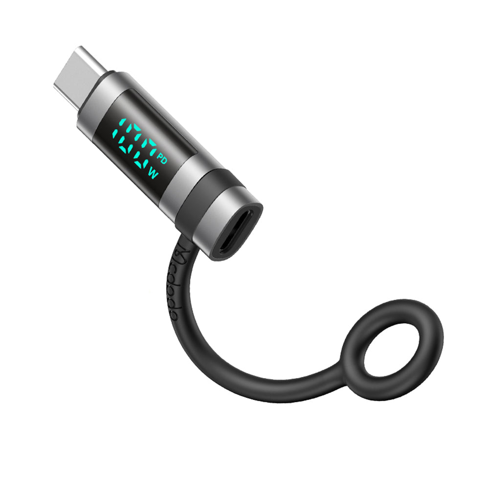 USB-C Daten- und Ladeadapter - USB-C McDodo OT-2620 Pigeon Display, Schwarz